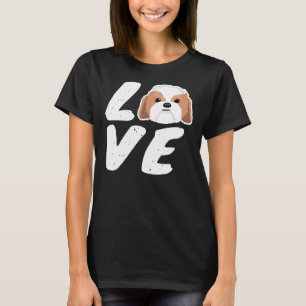 Love Shih Tzu Dog T-Shirt