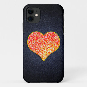 LOVE -Shiny Pink gold iPhone SE/5/5S, Barely There iPhone 11 Case