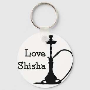 Love Shisha Key Ring