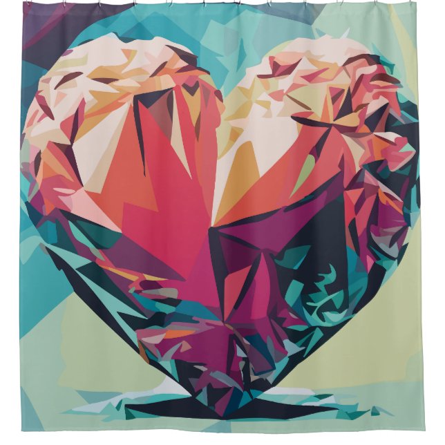 Love Shower Curtain (Front)