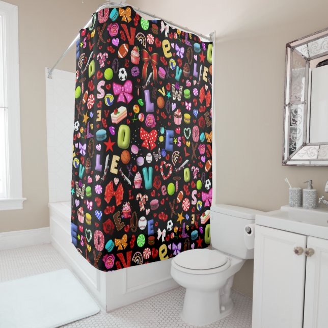 Love Shower Curtain (In Situ)