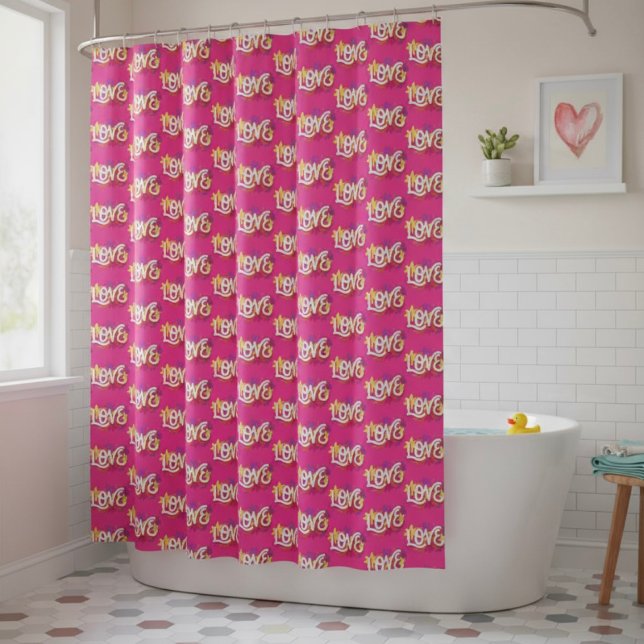 LOVE Shower Curtain (Creator Uploaded)