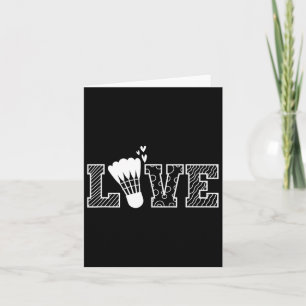 Love Shuttle Dminton Racket  Card