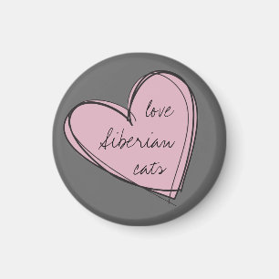 Love Siberians Magnet