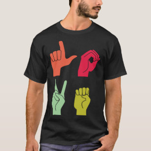 Love Sign ASL Deaf Pride T-Shirt