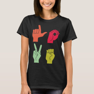 Love Sign ASL Deaf Pride T-Shirt