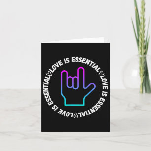 Love Sign Disability Awareness Card