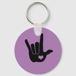 Love Sign Language Hand Keychain