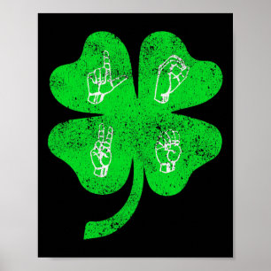 Love Sign Language St Patrick's Day Deaf Awareness