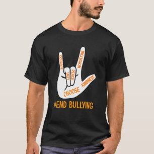 Love Sign Language Unity Day Orange Kids 2022 Anti T-Shirt