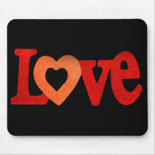 Love Sign Mouse Mat
