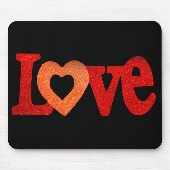 Love Sign Mouse Mat (Front)