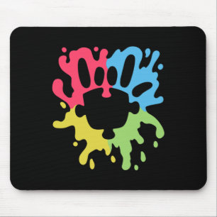 Love Sign Non-verbal Autism Support Awareness Puzz Mouse Mat