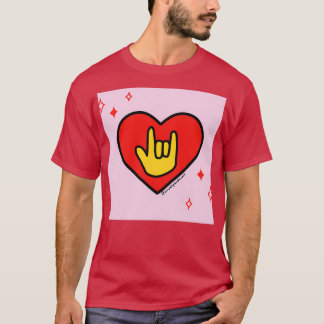 Love Sign Red Heart T-Shirt