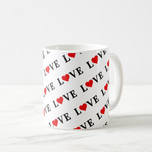 LOVE Simple Minimalist Elegant Coffee Mug