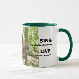 Love, Sing, Live, & Dance Inspirational Quotations Mug