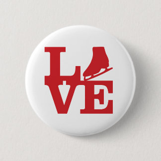 Love Skate 6 Cm Round Badge