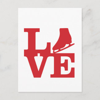 Love Skate Postcard
