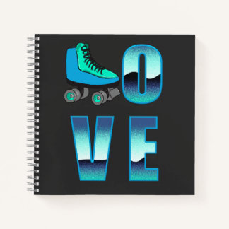 Love Skating Double Sided Journal Notebook