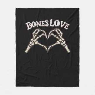 Love Skeleton Hand Classic Fleece Blanket