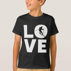 Love Skiing Gift For Skiers T-Shirt