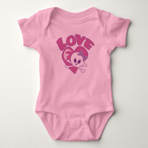 Love Skull Baby Bodysuit