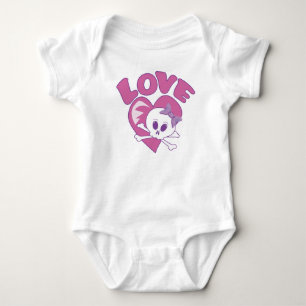 Love Skull Baby Bodysuit