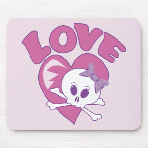 Love Skull Mouse Mat