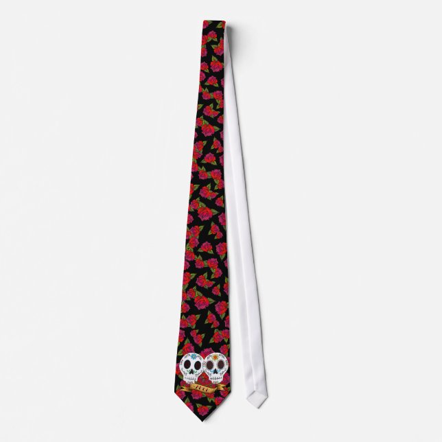 Love Skulls "Amor" Tie (Front)