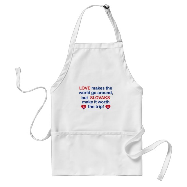 Love Slovaks Standard Apron (Front)