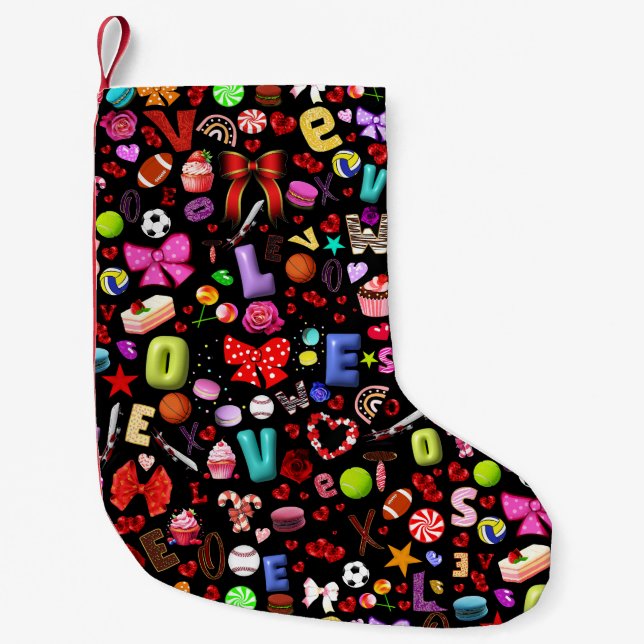 Love Small Christmas Stocking (Front)