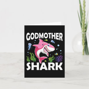 Love Smile Nice Fish Godmother Shark In The Sea Card
