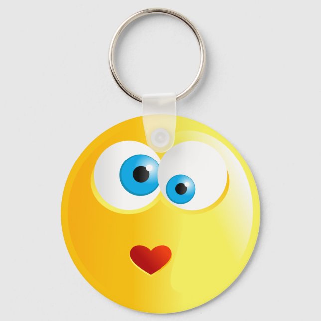 Love Smilie Key Ring (Front)