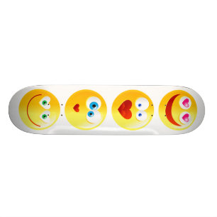 Love Smilie, Love Smilie, Love Smilie, Love Smilie Skateboard