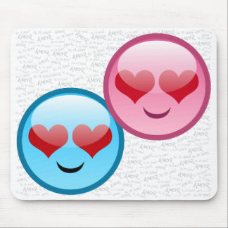 LOVE SMILLE MOUSE MAT