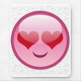 LOVE SMILLE MOUSE MAT