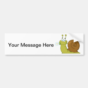 Love Snail Bumper Sticker