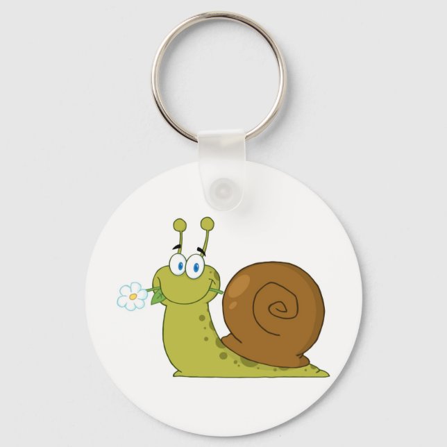 Love Snail Key Ring (Front)