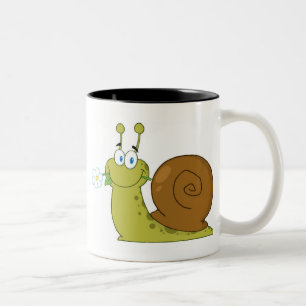 Love Snail Two-Tone Coffee Mug