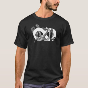 Love Snakes Infinity Symbol Reptile Animals Nature T-Shirt
