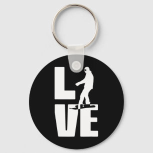 Love Snowboarding Key Ring