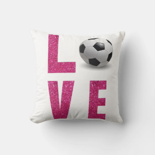 Love Soccer Cushion