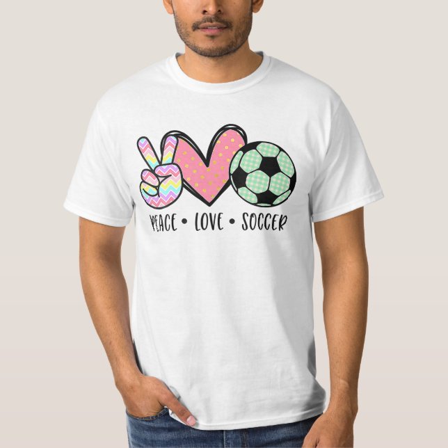 Love Soccer Cute T-Shirt (Front)
