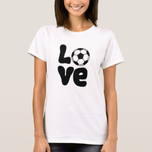 Love Soccer Fan T-Shirt Cute Game Day Outfit