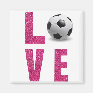 Love Soccer Magnet