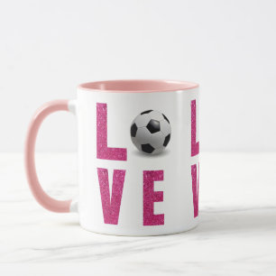 Love Soccer Mug