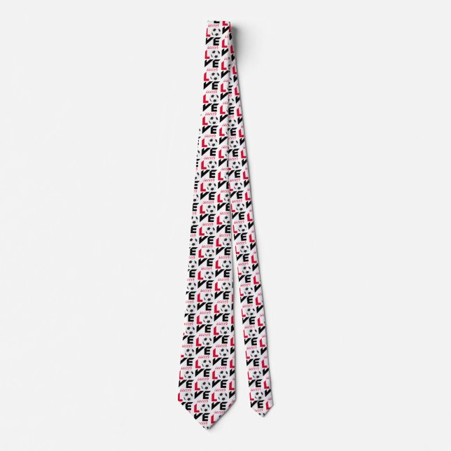 Love soccer tie (Front)