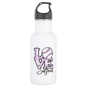 Love Softball 532 Ml Water Bottle