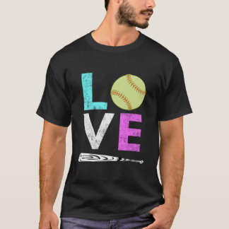 Love Softball Best T-Shirt