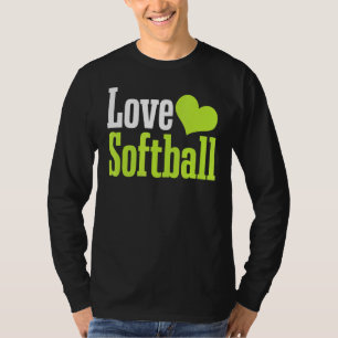 Love Softball Player Coach Sport Softball Bat 3 T-Shirt